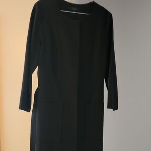 COS Elegant Black Midi Dress